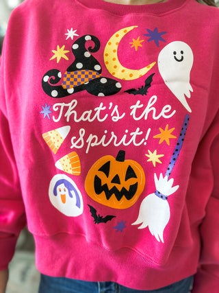 That's The Spirit Crop Sweatshirt