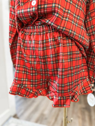 In for Winter Silky PJ Short Set
