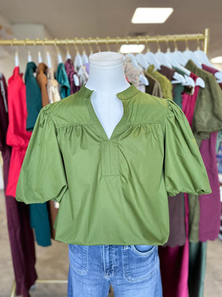 The Olive Soft Grace Short Sleeve Top