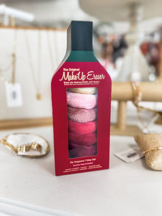 Sip Happens 7-Day Makeup Eraser Gift Set
