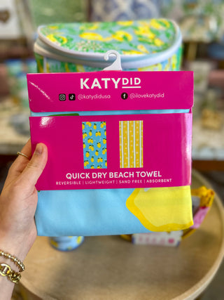 Lemons Quick Dry Beach Towel