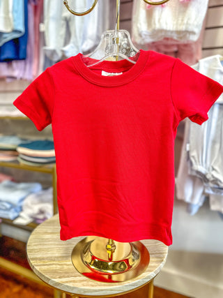 BB Red Blank Short Sleeve Tee