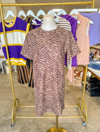 Wild About You Suede Mini Dress