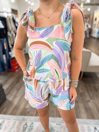 Tropical Bliss Top & Shorts SET