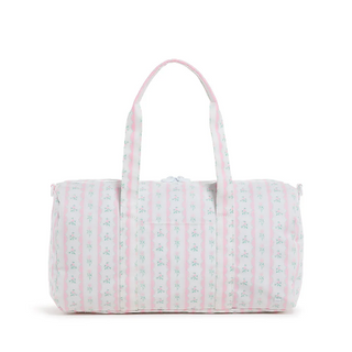 TRVL Pink Ribbon Floral Weekender Duffel Bag