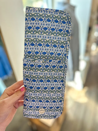 Navy Floral Foulard Hot Tools Cover