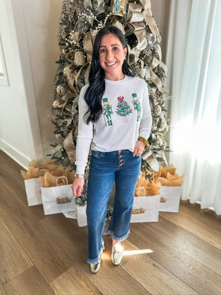 Watercolor Nutcracker Long Sleeve Shirt