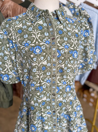 Ashdown Abbey Olive Rory Mini Dress