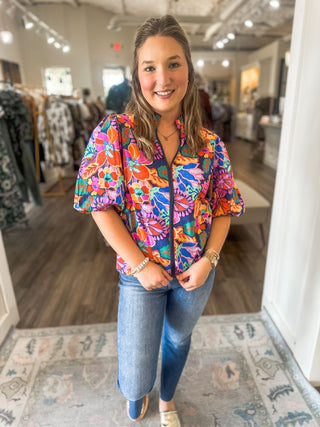 Tropical Escape Floral Top