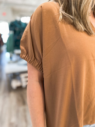 Camel Simplicity Blouse