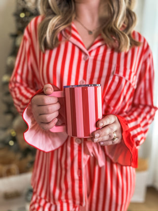 Peppermint Stripes Pajama PANTS Set