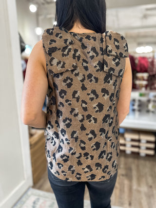 Roaring in Style Brown Leopard Top