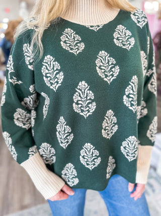 The Softest Season Hunter Green Sweater