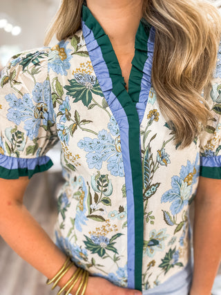 Ecru Wisteria Grove Top