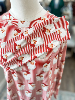 Red Annie Vintage Santa Long Sleeve/Pajama Pants Set