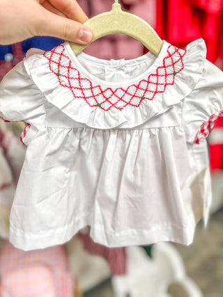 Red Check White Top Genesis Set