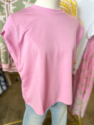 The Light Pink Simple & Styled Top