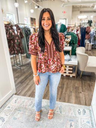 Wildberry Fields Short Sleeve Top