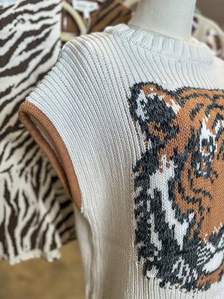 The Tiger Club Sleeveless Sweater