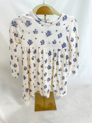 Ribbed Petite Bouquets Dress & Bloomer Set