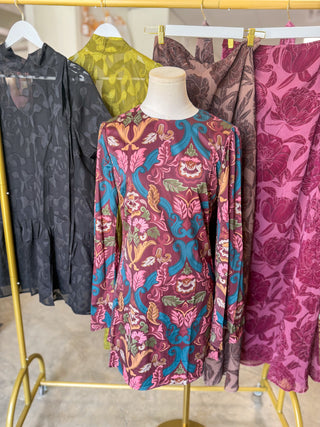 Groovy Fall Moment Mini Dress