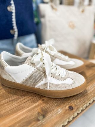Beige Gold Dixie Darling Sneakers