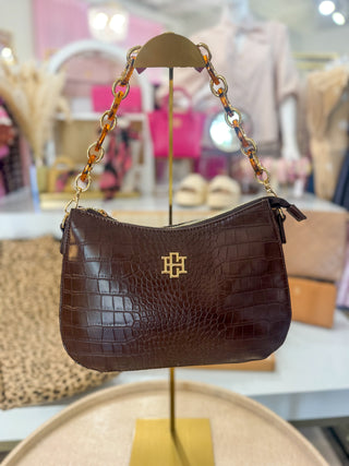 Chocolate EC Charlee Crossbody | Caroline Hill