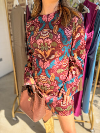 Groovy Fall Moment Mini Dress