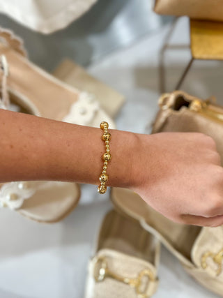 Violetta Gold Beaded Bracelet