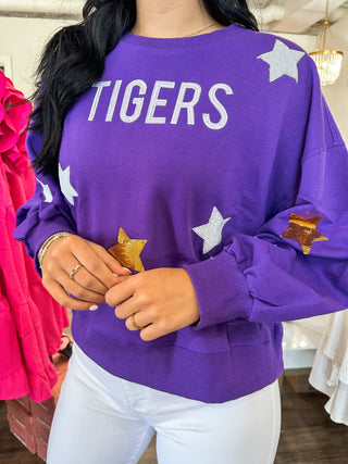 Purple Stars Millie Sweatshirt