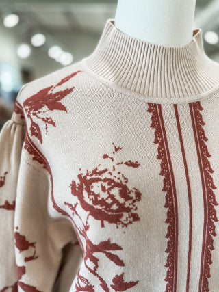 Taupe Forever Yours Balloon Sleeve Sweater