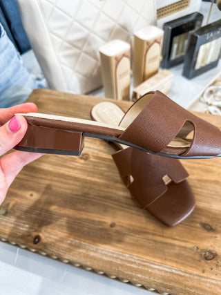Brown Airy-50 Slip On Sandal