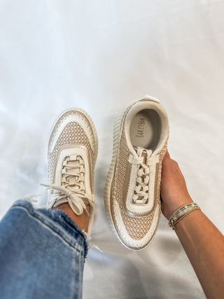 Dolea Raffia Platform Sneaker