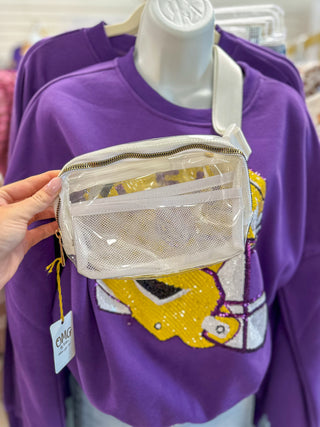 White Transparent Special Event Bum Bag