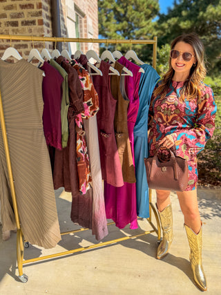 Groovy Fall Moment Mini Dress