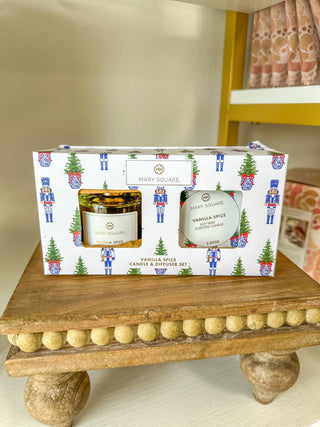 Vanilla Spice Reed Diffuser & Candle Set