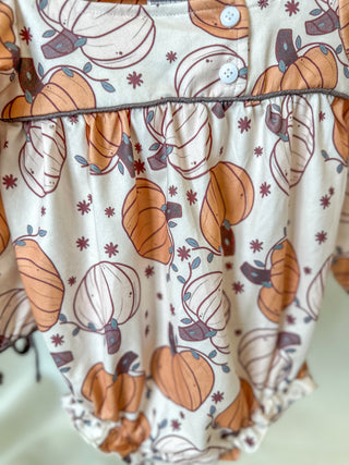 Precious Decked In Pumpkins Romper