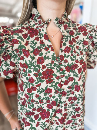 Marigold Manor Midi Dress