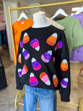 Candy Corn Queen Sweatshirt