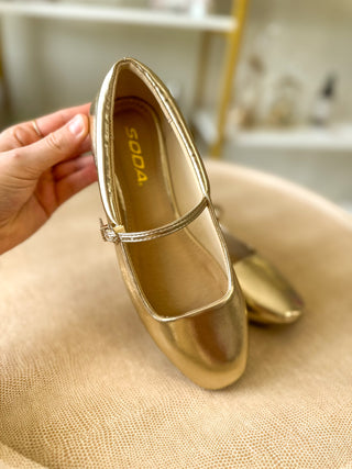 The Golden Darling Mary Jane Sandal