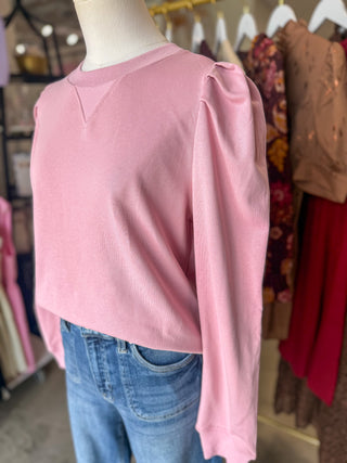 Mauve Causal Statement Sweatshirt