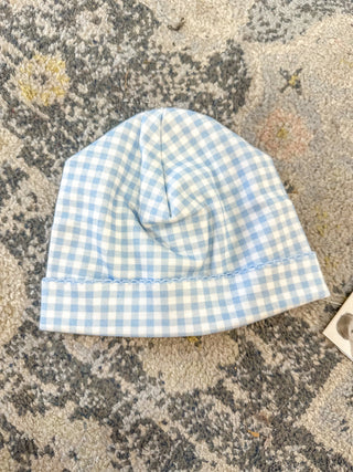 Blue Mini Checks Hat