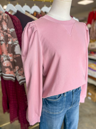 Mauve Causal Statement Sweatshirt