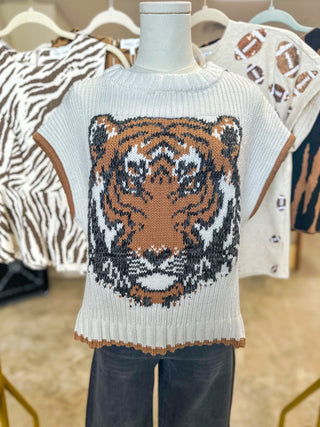 The Tiger Club Sleeveless Sweater
