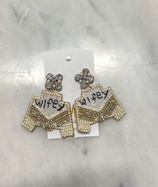 Wifey Jacket Earrings
