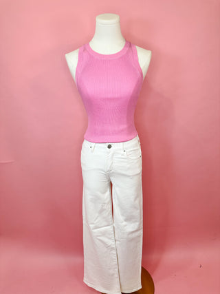 Pink BP Basic Sweater Knit Tank