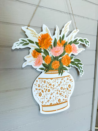 Fall Florals Door Hanger