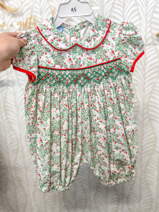 Christmas Blooms Hazel Romper