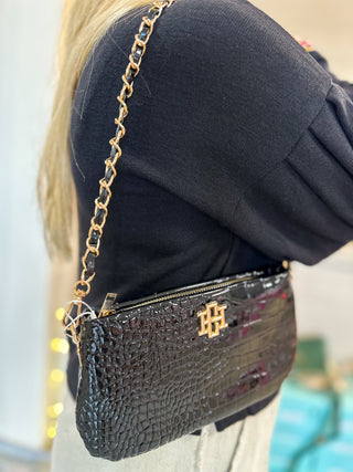 Black Patent Livi Crossbody