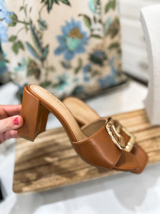Hazelnut Lauren Kickback 21 Slip On Heel